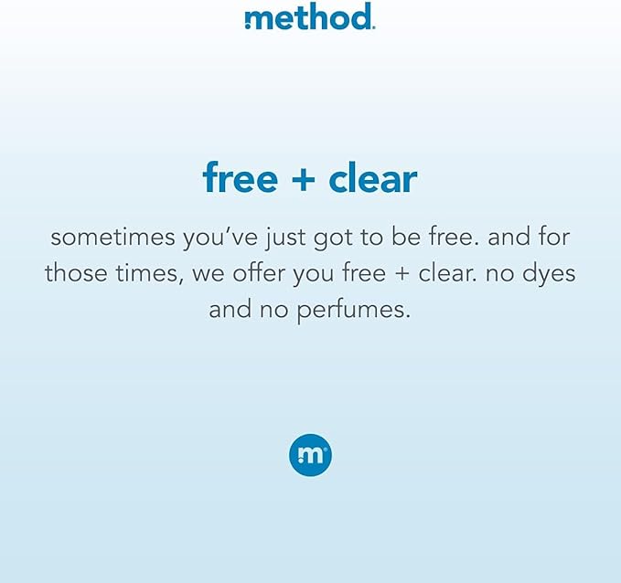 Method Dishwasher Detergent Packs, Heavy Duty, Fragrance Free + Clear, Dishwashing Rinse Aid to Lift Tough Grease and Stains, 46 Dishwasher Tabs per Package, (Pack of 2)