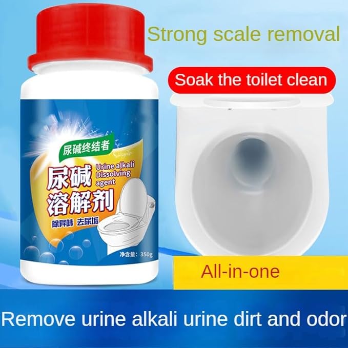 Toilet Urine Alkali Cleaner - Deodorization and Odor Removal, Urine Alkali Cleaner for Household Use with Yellow Stains in Urinals