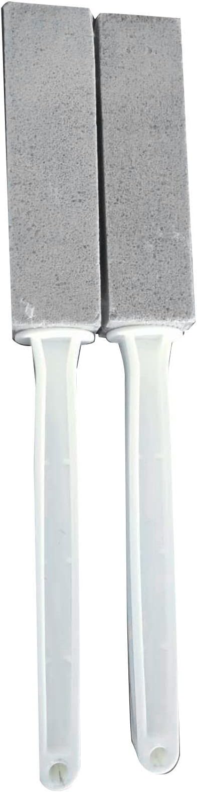 Tnfeeon Natural Stone Toilet Cleaner, Odorless Gray Pumice Brush, Sturdy Grip Tool for Effective Removal in Bathroom and Kitchen