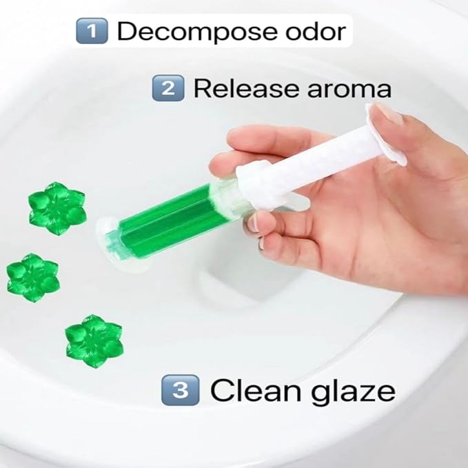 Generic Toilet Gel, 84 Count 6 Kinds Of Scent Toilet Cleaner Bowl Gel Stamp Kit Air Freshener