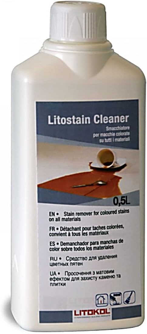 Tile Doctor Litostain Cleaner - Versatile Stain Remover for Bathroom, Shower, Toilet Bowl, and Glass Surfaces, Also Effective as All-Purpose Cleaner - 500ml