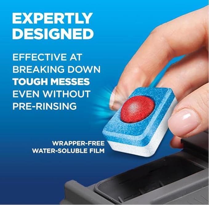 Finish Powerball Dishwasher Pods, Dishwasher Tablets Plastic Free, Fresh Scent, 94 Count