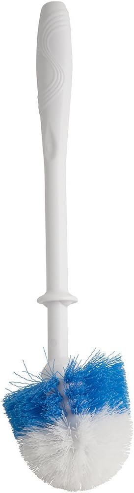 PlumbCraft Heavy-Duty Plunger, Toilet Brush, and Caddy 7506400, Versatile Bathroom Accessory Set and Apartment Must-Have, Toilet Plunger and Brush Set with Durable Hiding Caddy for Sanitary Storage