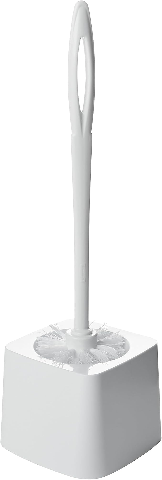 Rubbermaid Commercial Products 15" Toilet Brush, White, Toilet Bowl Brush for Bathroom, Professional/Janitorial Scrub Brush for Toilet