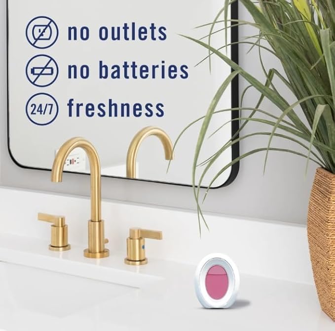 Feb-reze Bathroom Air Freshener, Odor-Fighting, Baked Cinnamon Apple Scent, 3 Count