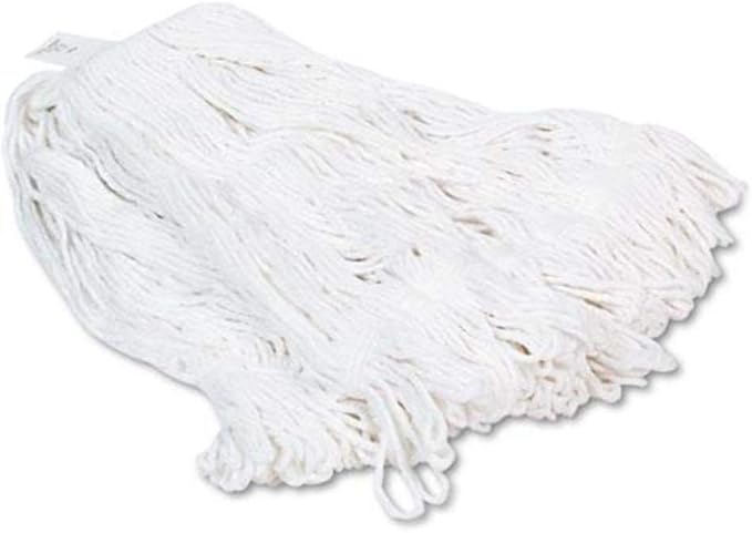 Boardwalk Pro Loop Web/tailband Wet Mop Head, Rayon, 24oz, White