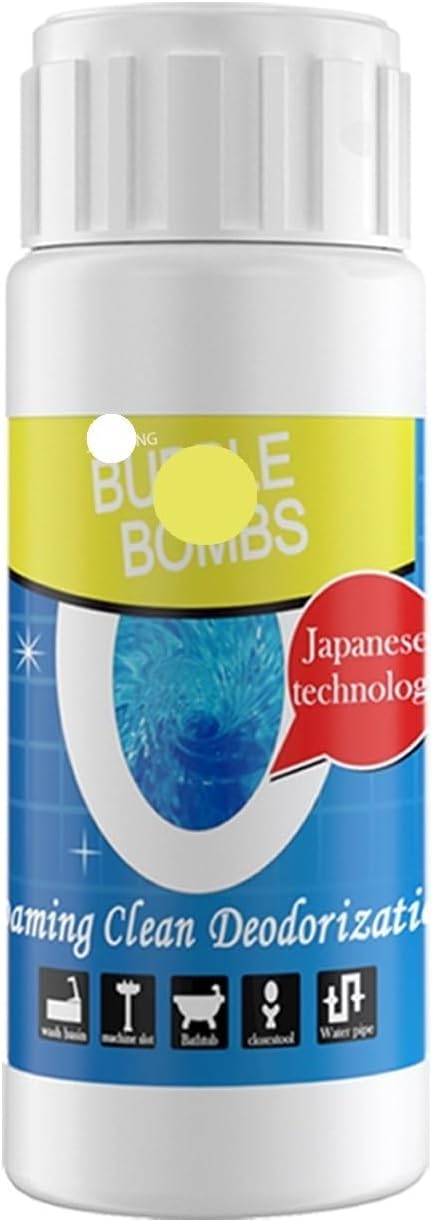 Drain Unclogging Powder for Kitchen and Bathroom - Effective Pipe Cleaner, Stain Remover & Deodorizer(2PCS)