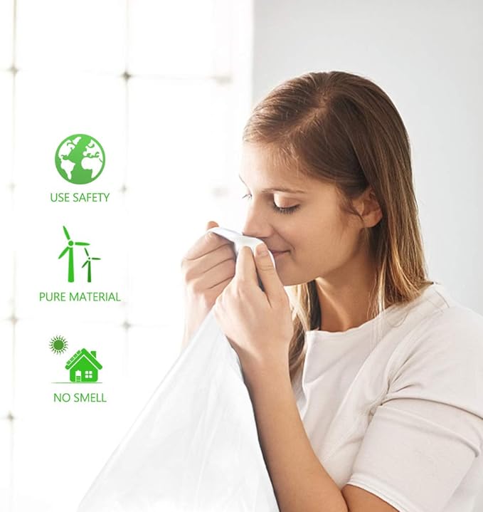 Teivio Small Trash Bags 4 Gallon 300 Counts Garbage Bags, Bathroom Trash Can Bin Liners, Small Plastic Bags for home office kitchen, fit 12-15 Liter, 3,3.5,4.5 Gal, Clear