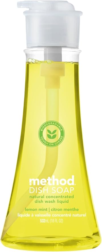 Method Gel Dish Pump, Lemon Mint, 18 Ounce