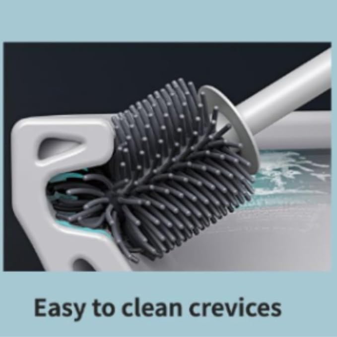 Ring King Toilet Ring Remover Bundle of Amazon Brand - Ring King Toilet Bowl Cleaners | Toilet Bowl Cleaner Liquid 32oz F Silicone Toilet Brush and Holder Set