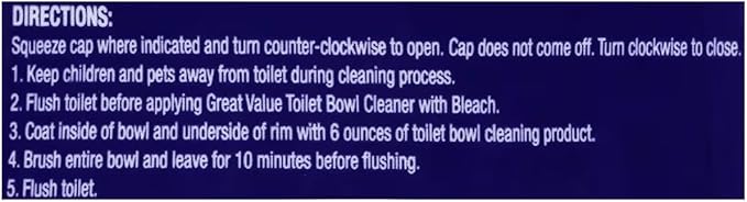 Toilet Bowl Cleaner Fresh Scent 24 Fl Oz Powerful Stain Remover Deep Clean Formula Limescale Rust Eliminator Deodorizing Bathroom Cleaner Septic Safe Toilet Cleaner