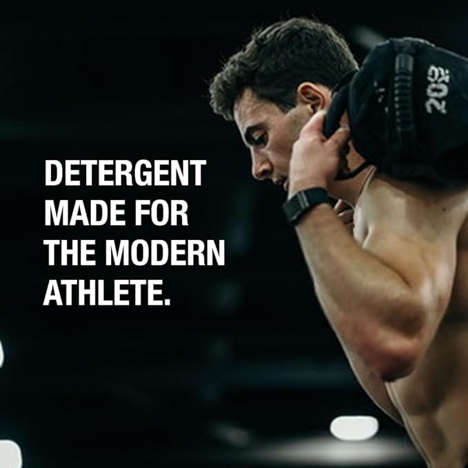 HEX Performance Laundry Detergent, Crisp Scent, 100 Loads (50ld Pack of 2) – Concentrated Activewear Detergent for Odor Removal, Sweat & Residue, HE Compatible, Eco-Friendly, Biodegradable Formula