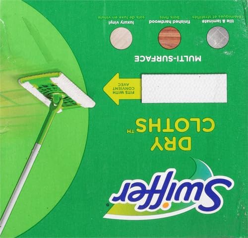 Swiffer Sweeper Dry Sweeping Pad, Multi Surface Refills for Dusters Floor Mop, with Febreze Lavender, 32 count