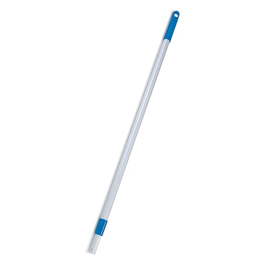 Carlisle FoodService Products Aluminum Mop Handle, Flat Handle for Cleaning, 43 To 70 Inches, Silver, (Pack of 12)