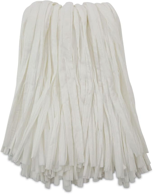Boardwalk Nonwoven Cut End Edge Mop, Rayon/Polyester, #24, White, 12/Carton