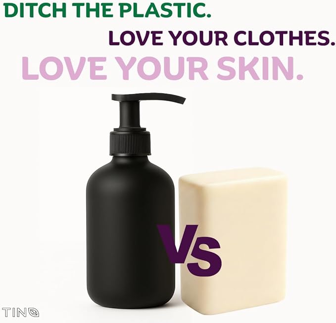 Laundry Soap Bar with Organic Lavender for Sensitive Skin - 2Pcs