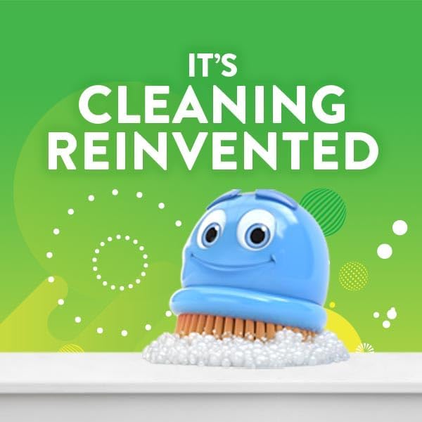 Scrubbing Bubbles Continuous Clean Toilet Drop-Ins, Automatic Blue Toilet Bowl Cleaner, Septic-Safe Tank Tablets Remove Hard Water Minerals & Limescale, Stain & Smell Protection, 5 Count (Pack of 6)