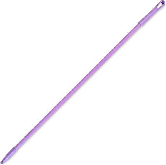 SPARTA Fiberglass Broomstick Replacement Broom Handle with Acme Threaded Tip for Industrial Cleaning Tools, Fiberglass, 60 Inches, Purple
