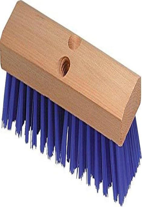 SPARTA Flo-Pac Plastic Deck Scrub Brush, Grout Brush, Floor Scrub Brush with Heavy Duty Stiff Bristles for Floor, Kitchen, Concrete, Tile, Garage, Commercial Use, 10 Inches, Blue (Pack of 12)