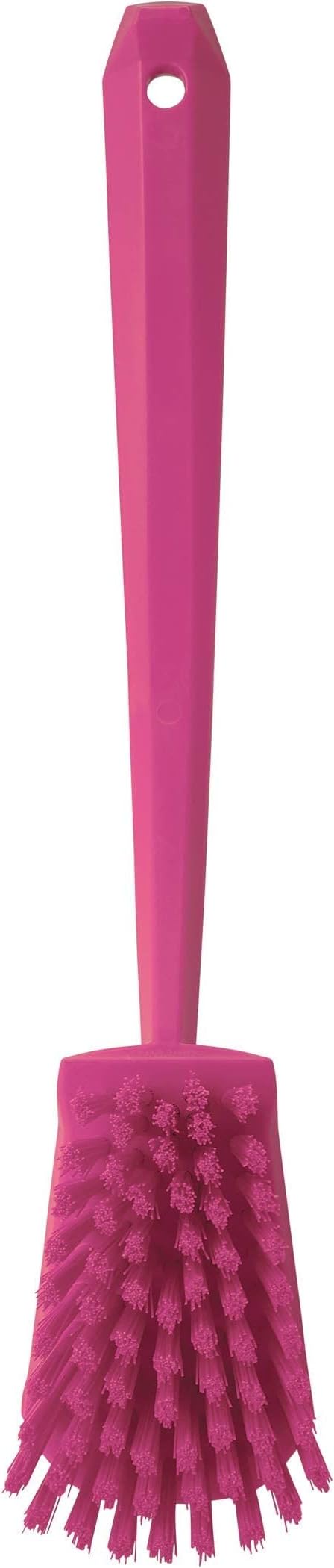 Vikan 41861 Brush,Washing,Stiff,15.75",PP/PBT,Pink