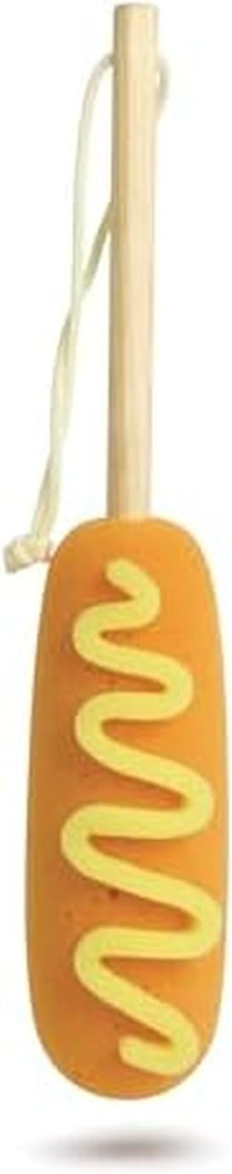 Genuine Fred Bottle Bites Corn Dog Bottle Brush Long-Handle Sponge, Fun and Unique Design, Gift-Ready Packaging