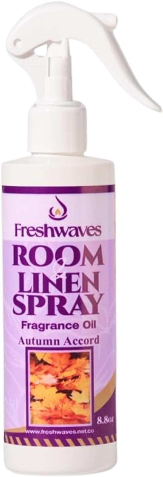 Freshwaves Air Spray Freshener | Autumn Accord Room Spray Odor Eliminator| 8.8oz Air Freshener Sprays for Living Room | Bedroom | Restroom & Office | White Bottle