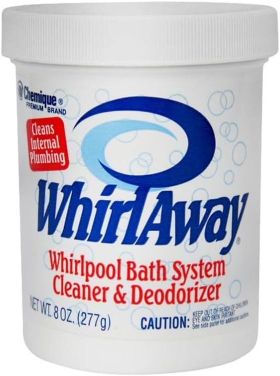WHIRLAWAY Whirlpool Bath System Cleaner and Deodorizer, Hot Tubs & Spas, 8 oz