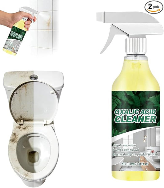 2026 Upgraded Oxalic Acid Cleaner Spray, New Stain Remover, Multi-purpose Tile Cleaner for Home, Porcelain Cleaner for Professionals (2)