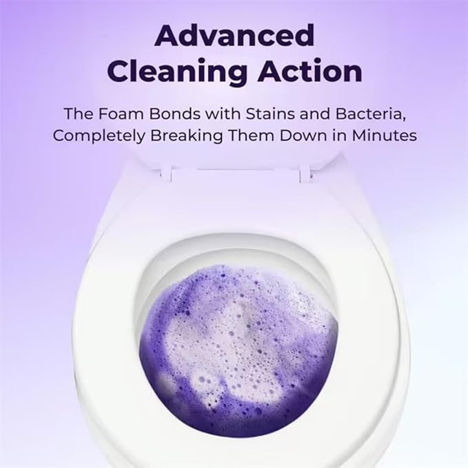 2026 New Upgrade Fizz Clean Toilet Cleaner, Fizz Toilet Cleaning Foam, Fizz Cleaning Powder, Fizz Clean Foam Cleaner, Touch Free Foaming Foaming Powder – Bathroom Toilet Cleaning Powder (bagged 1pcs)