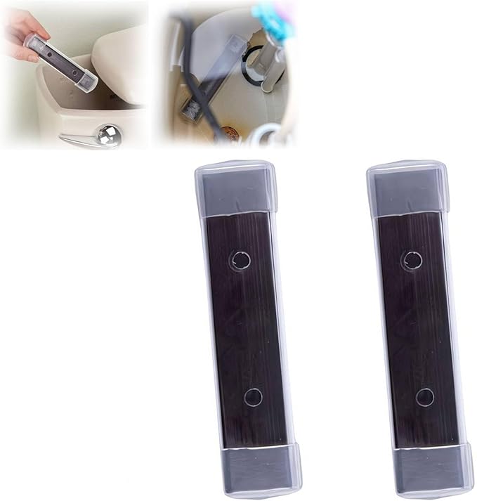 2 Pc Magnetic Toilet Tank Cleaner - No Touch / No Chemicals, Ideal for Stainless Ca Mg 6222
