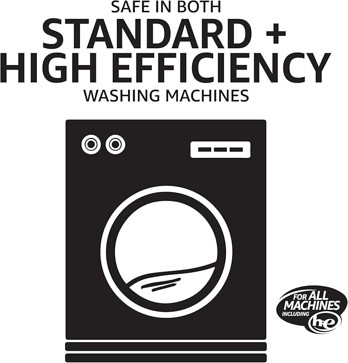 Amazon Basics Concentrated Liquid Laundry Detergent, Clean Linen Scent, HE Compatible, 110 Loads, 82.5 Fl Oz (Previously Solimo)
