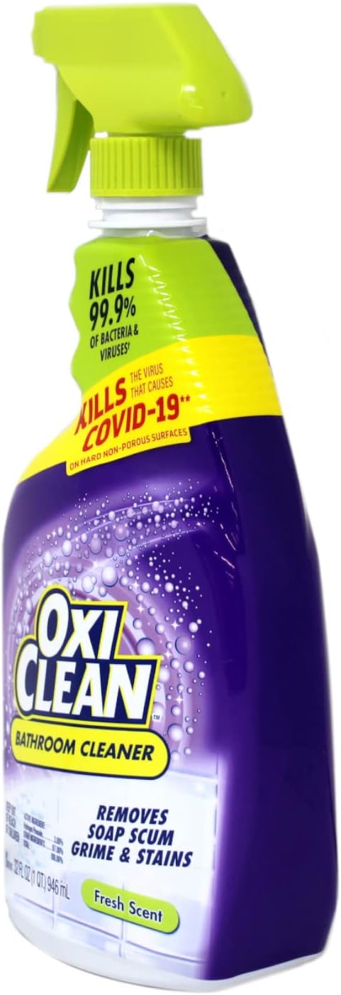 OxiClean Shower, Tub & Tile Cleaner with OxiClean - 32 oz (Pack of 2)