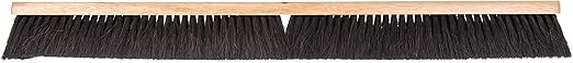 SPARTA Flo-Pac Horsehair-Blend Blend Sweep, Floor Sweep for Cleaning, 36 Inches, Black