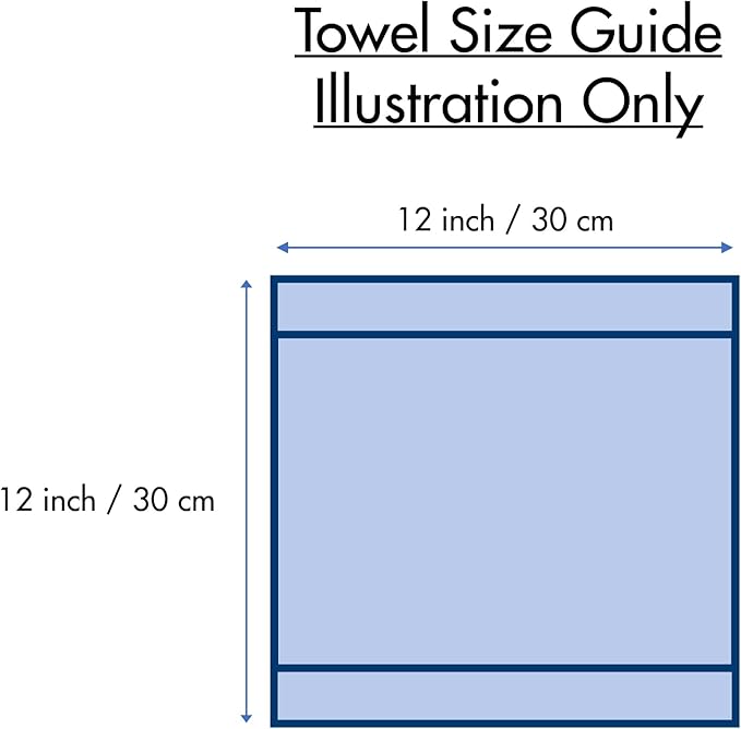 Bumble Dish Cloths (8 Pack) | 12" x 12" | 100% Cotton Kitchen Towels | 406 GSM | Soft, Highly Absorbent & Durable Dish Towels for Kitchen | Gray