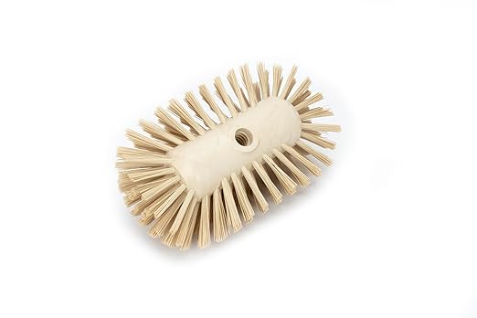 SPARTA Kettle Brush, Essential Scrubber with Flared Head for Cleaning Tanks and Kettles, 5.5" x 9.5", Tan