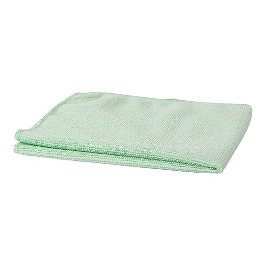 Boardwalk Microfiber Cleaning Cloths, 16 x 16, Green, 24/Pack