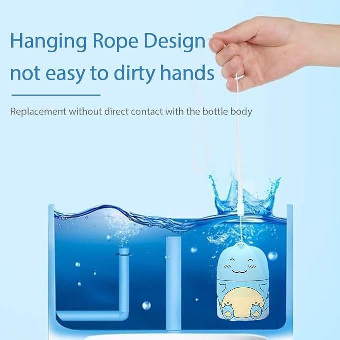 Toilet Cleaner & Toilet Deodorizer, Super Strong Toilet Bowl Cleaner for Removing Dirt, be Used for A Long Time (Blue, 1Pc)
