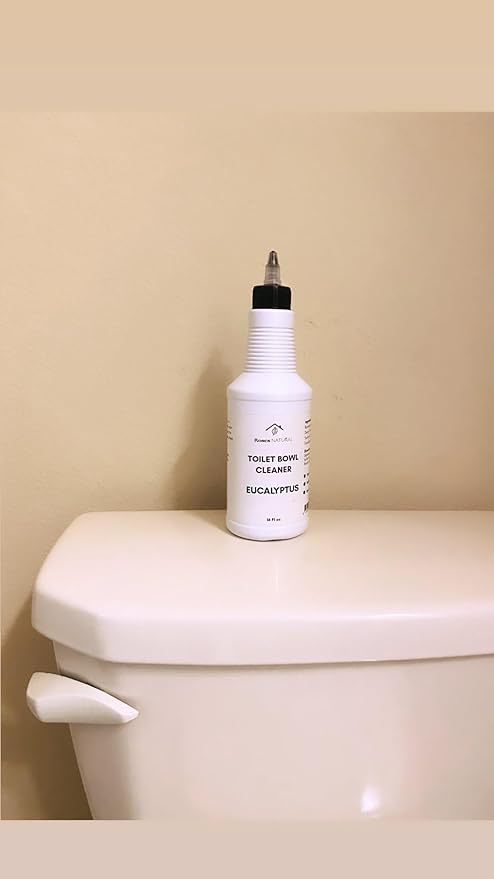 Toilet Bowl Cleaner, Plant-Based, Non-Toxic, Odor Eliminator, Handmade in USA (Unscented, 16 oz)