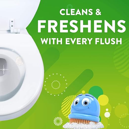 Scrubbing Bubbles Toilet Cleaner Bundle, Includes our Citrus Fresh Brush Toilet Wand Starter Kit + Citrus Fresh Gel Cleaning Stamps