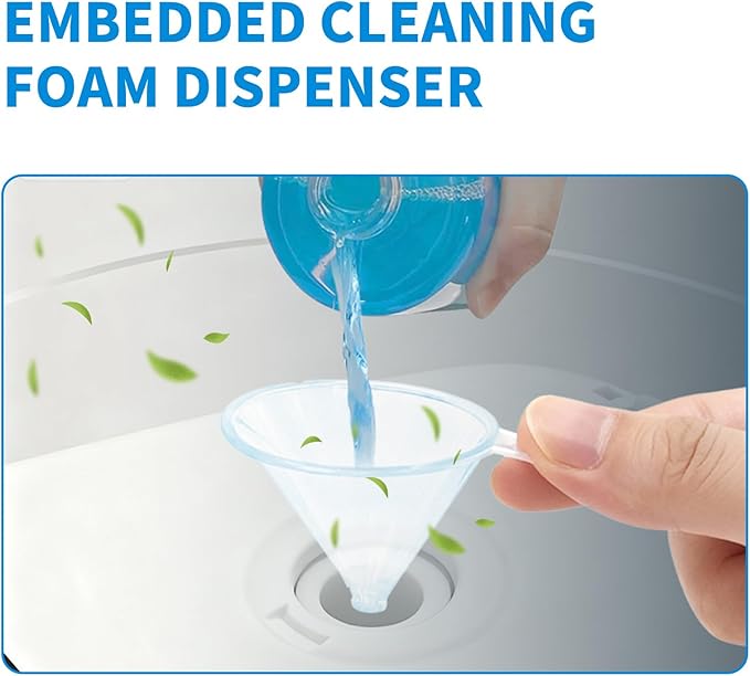 MAMADOU Foam Shield Smart Toilet Special Foaming Agent Splash Toilet Bowl Cleaner Deodorizing Stain-Resistant Cleaning Liquid For Fresh Bathroom 100ml 4Pack