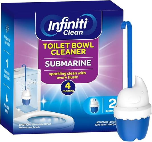 Toilet Bowl Cleaners Bottles, Cute Elephant-Shaped In-Tank Toilet Cleaner, 2 Pack Automatic Toilet Bowl Cleaner for Hard Water Stains, Septic Safe, Long-Lasting - 4 Month Supply