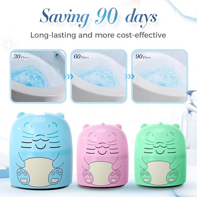 Toilet Cleaner & Toilet Deodorizer Wonder, 2025 Upgraded Toilets Bowl Cleaners, Magic Toilets Cleaning Bottle Tank Cleaner for Bathroom (1, Pink)