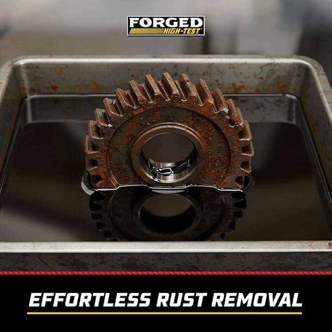 FORGED HIGH-TEST™ Extra Heavy-Duty Rust Remover, 8.96 pounds (Pack of 1) | 128 oz. | Auto Parts, Hardware, Restoration & More!