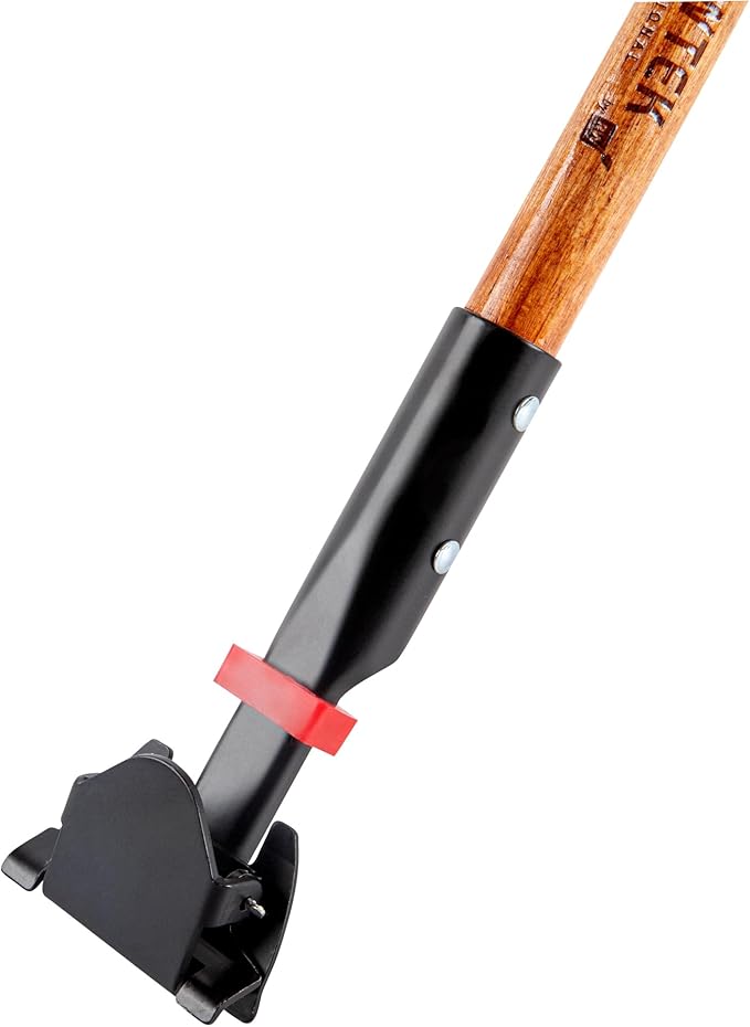 Restaurantware-HANDLE ONLY: Clean Tek Professional 63.98 Inch Dry Mop Handle, 1 Durable Mop Stick - Head And Frame Sold Separately, Ergonomic Grip, Wood, For Home Use