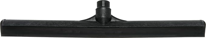 SPARTA 3656703 Plastic Floor Squeegee, Shower Squeegee, Heavy Duty Squeegee With Rubber Blade For Windows, Glass, Shower Doors, Floors, Windshields, 20 Inches, Black, (Pack of 6)