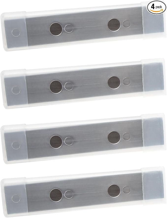 4pcs Magnetic Toilet Cleaner - 4.06 x 0.98 Inch Long-Lasting Toilet Tank Magnets for Easy Bathroom Cleaning