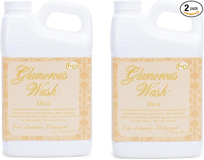 TYLER Glamorous Laundry Wash Detergent, Diva, 32oz / Pack of 2 Bonus a Stain Remover Pen