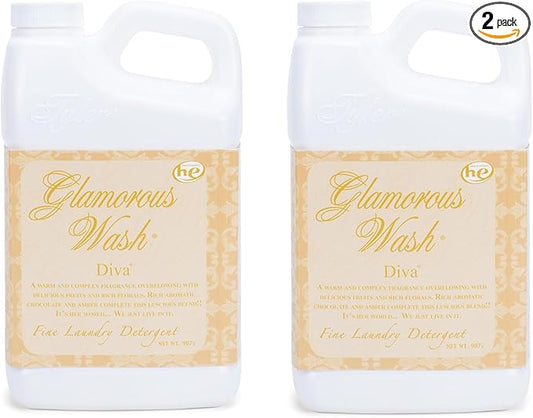 TYLER Glamorous Laundry Wash Detergent, Diva, 32oz / Pack of 2 Bonus a Stain Remover Pen