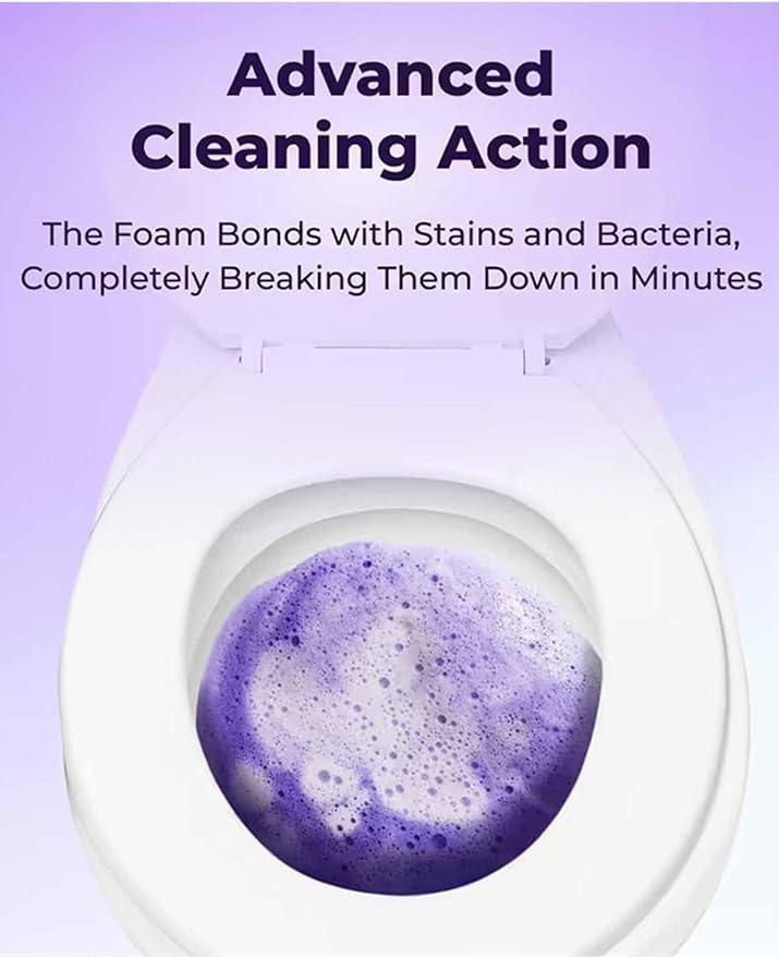 Fizclean Toilet Cleaner, Fizclean Toilet Cleaning Foam, FizCleaning Powder, FizClean Foam Cleaner, Touch Free Foaming Foaming Powder (2)