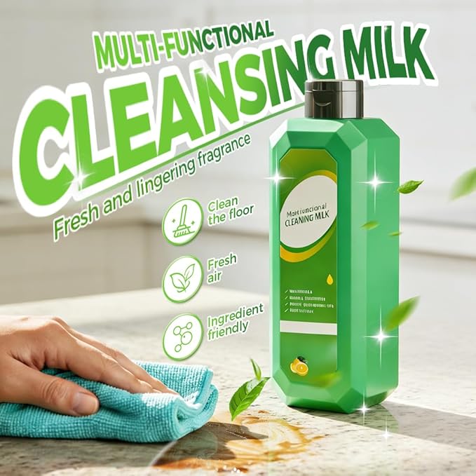 Kafia Powerful Multifunctional Cleaner,Multifunctional cleansing milk,Cleaning Milk House Cleaner,Multi-Scene Household Strong Decontamination Cleaning Milk (1 PCS)